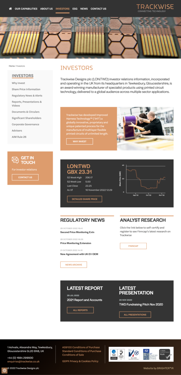 Screencapture Trackwise Co Uk Investor Relations Analysis 2022 11 10 12 44 52