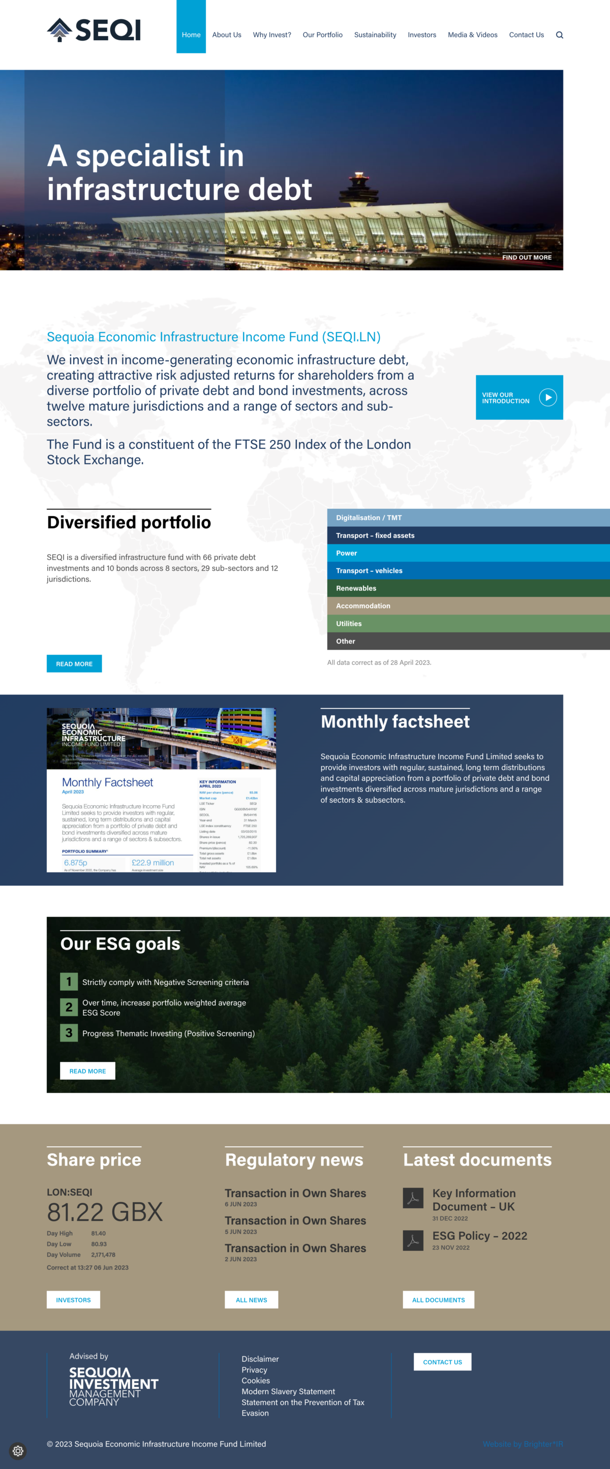 Seqi Homepage Screenshot June 2023